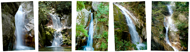 Goryu no taki waterfalls